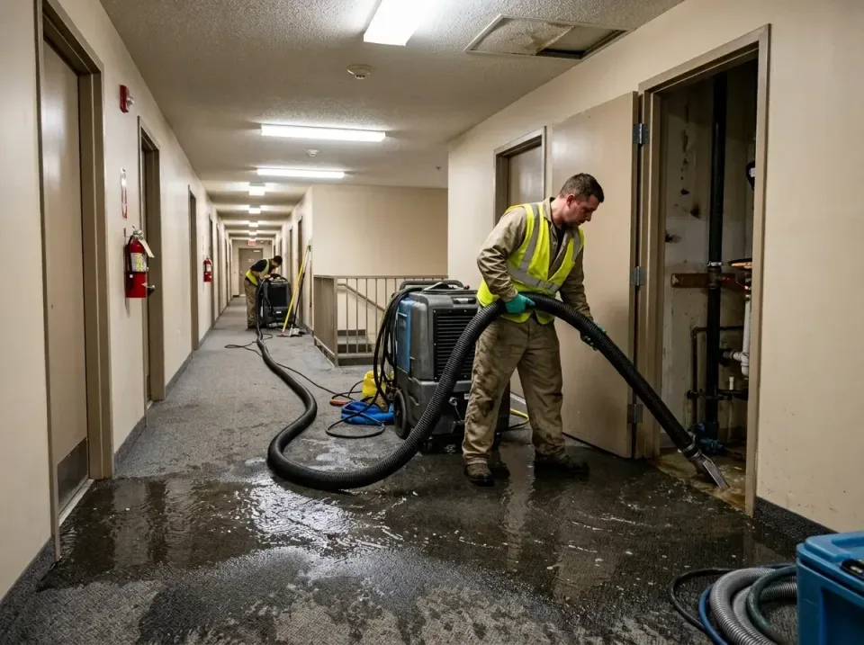 multi-unit-apartment-hallway-f-005 — frequently asked questions, Emergency Burst Pipe Water Extraction & Removal in Paducah,…
